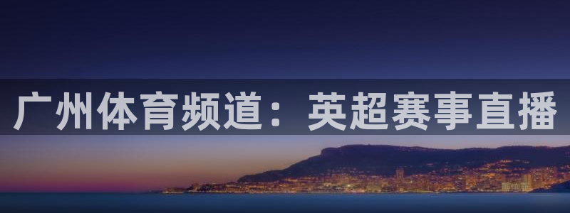 广州体育频道：英超赛事直播